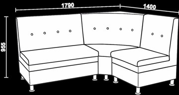 Кухонный угловой диван Нео КМ-05 ДУ в Костроме - предосмотр 2